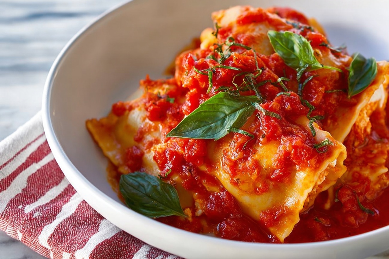 Paccheri with Fresh and Canned Tomato Sauce Recipe 6 Paccheri with Fresh and Canned Tomato Sauce Recipe - Recipe Image