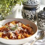 Pasta with Meaty Lamb Sauce Recipe