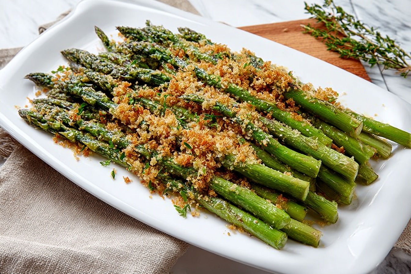 Crispy Roasted Parmesan Asparagus Recipe