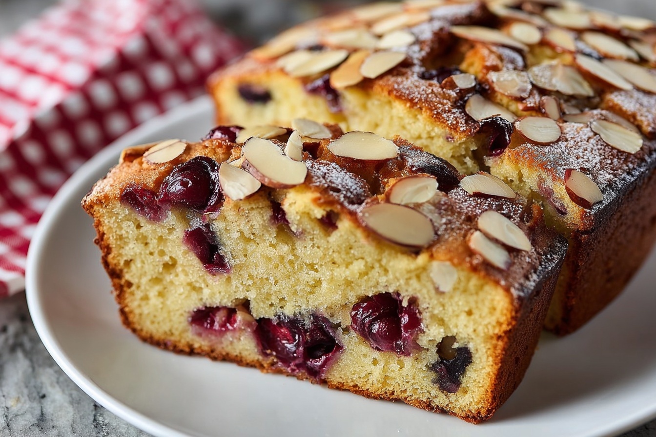 Cherry Almond Loaf Recipe