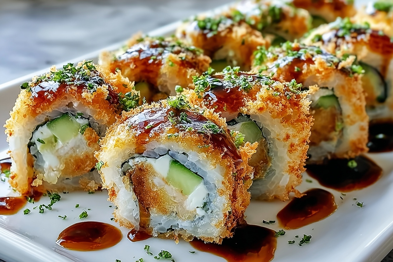 Crispy Chicken Tempura Roll Recipe