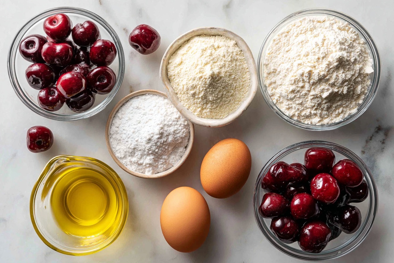 Cherry Nut Cake With Mascarpone Whipped Cream Recipe 5 Cherry Nut Cake With Mascarpone Whipped Cream Recipe - Recipe Image