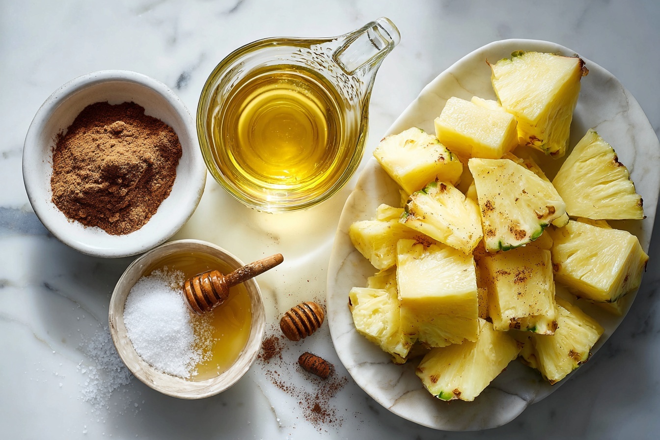 Air Fryer Pineapple Chunks with Cinnamon and Honey Recipe 5 Air Fryer Pineapple Chunks with Cinnamon and Honey Recipe - Recipe Image