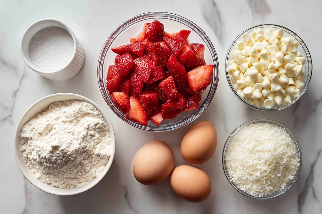 Strawberry Earthquake Cake Recipe - Recipe Image