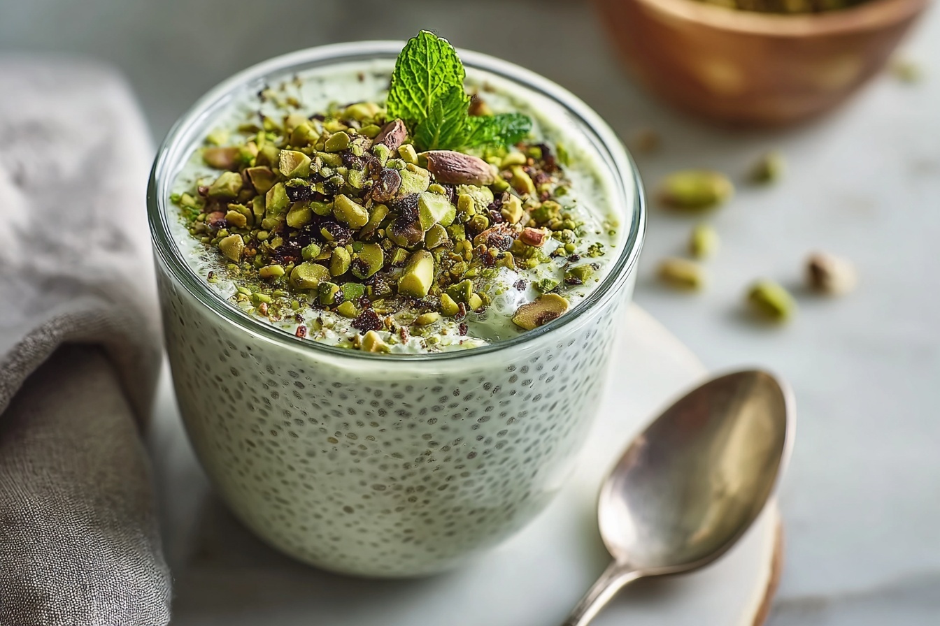 Delicious Pistachio Chia Pudding for Nutritious Indulgence Recipe