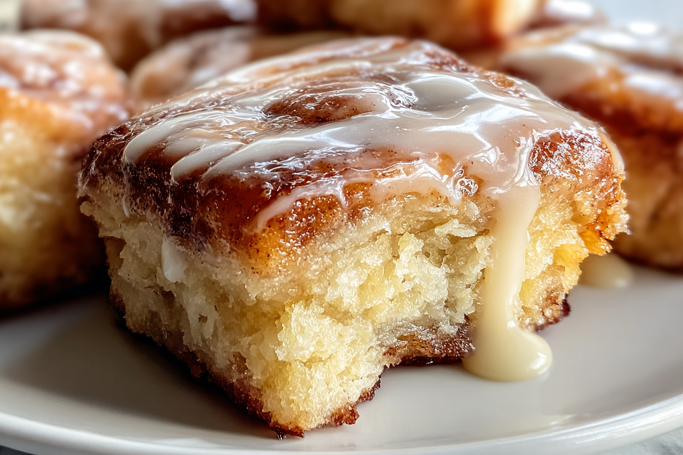 Old-Fashioned Buttermilk Donut Bars with Brown Butter Maple Vanilla Bean Glaze Recipe - Recipe Image