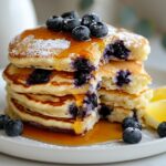 Blueberry Lemon Ricotta Pancakes Recipe