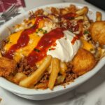Ragu Loaded Fries with Sour Cream and Fried Cheese Recipe