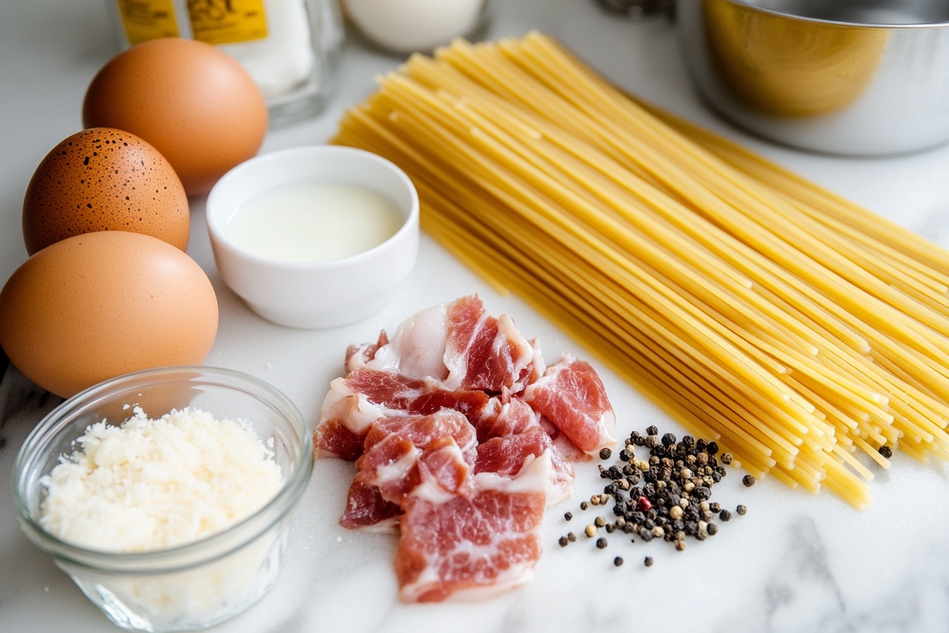 Classic Spaghetti Carbonara Recipe - Recipe Image