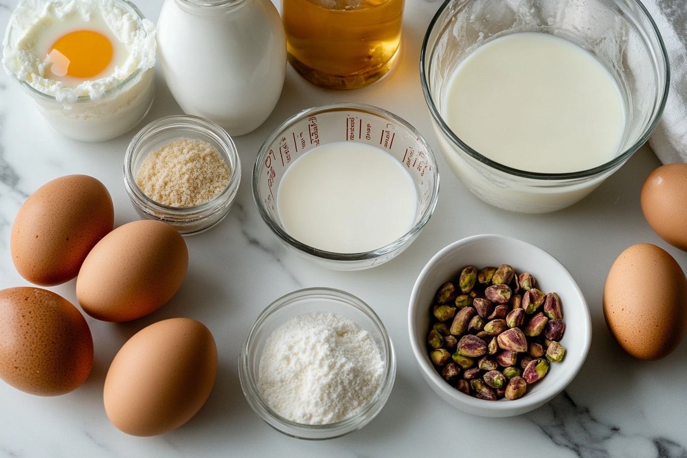 Rose Pistachio Ice Cream Recipe - Recipe Image