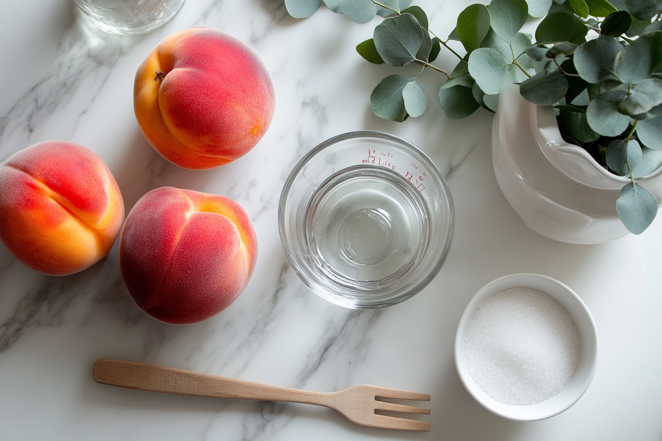 Peach Syrup Recipe - Recipe Image
