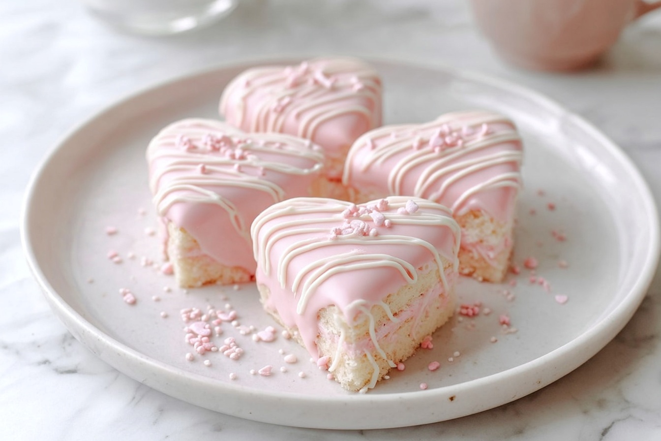 Little Debbie Valentine Heart Shaped Cakes Recipe - Recipe Image