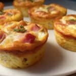 Crustless Mini Quiches Lorraine & Goat Cheese with Onions and Tomatoes Recipe