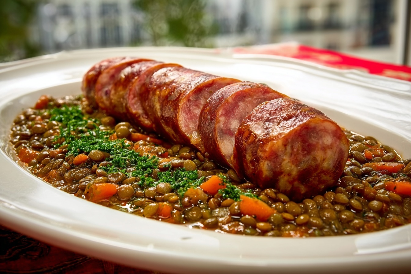 Family Dinner Lentil & Farro Soup Recipe - Recipe Image
