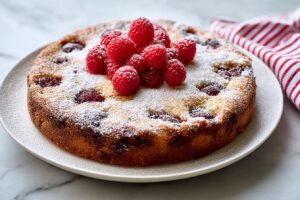 Raspberry Ricotta Cheese Cake Recipe