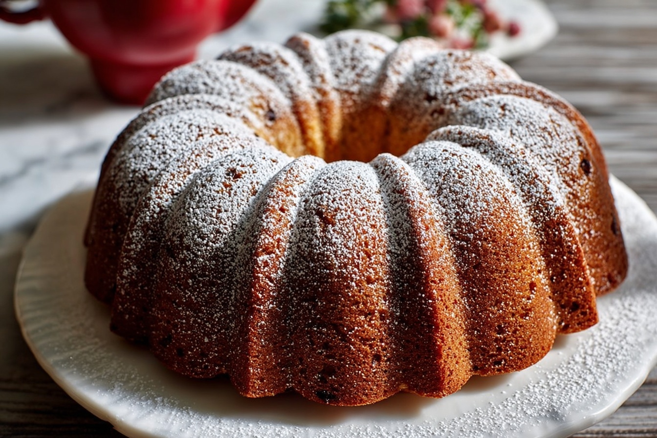 Chocolate Chip Almond Bundt Cake Recipe