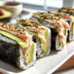 California Roll Rice Paper Sushi Sandwich (Onigirazu) Recipe