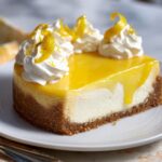 Limoncello Cheesecake with Lemon Curd Topping Recipe