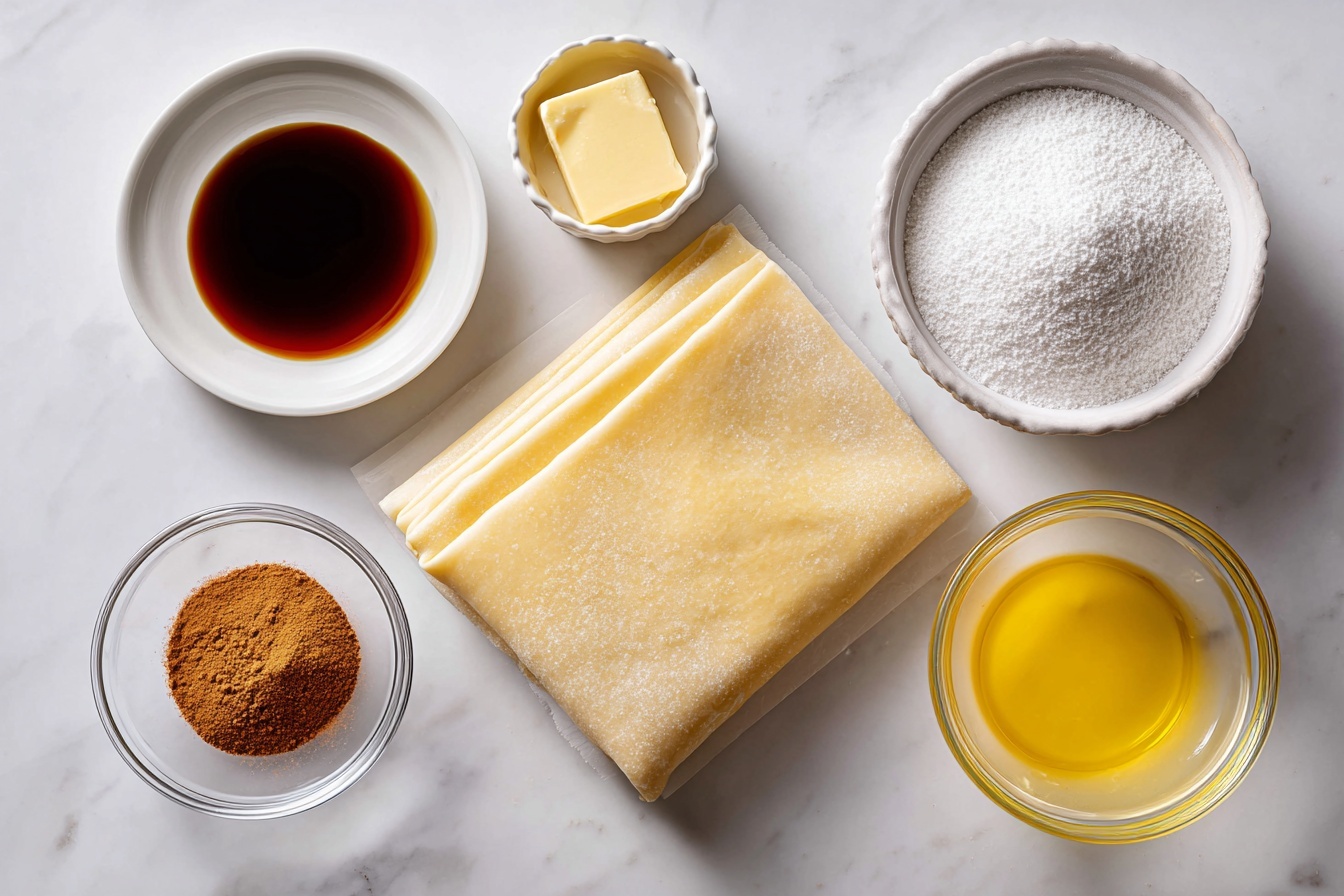 Sugar Snails Puff Pastry Cinnamon Rolls Recipe - Recipe Image