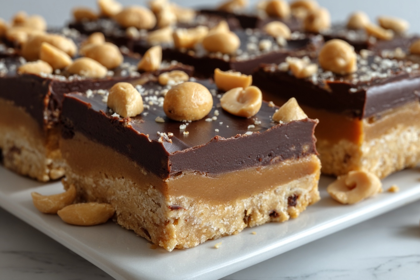 4 Ingredient Choc Hazelnut Slice Recipe