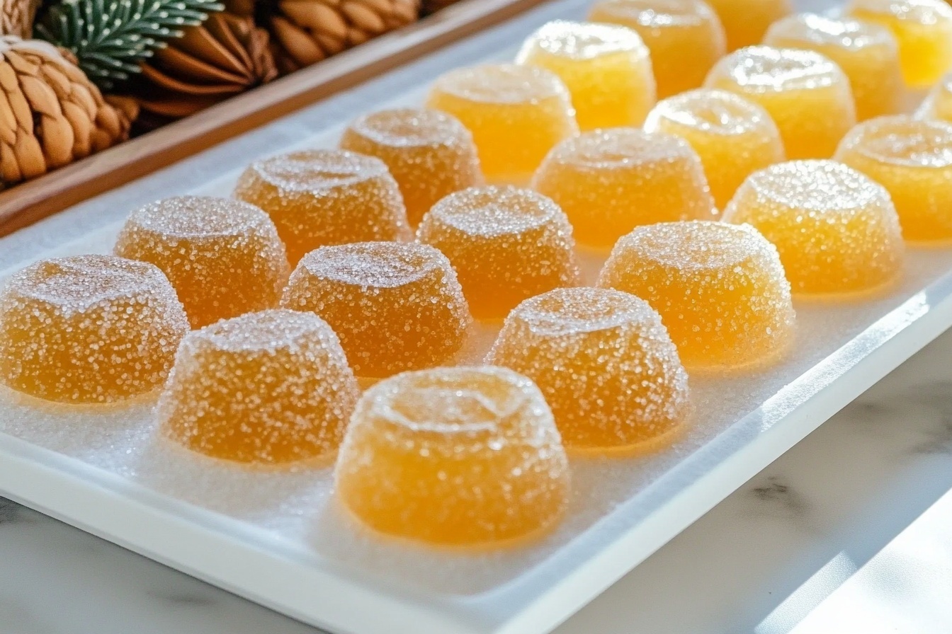 Homemade Lemon Pâte de Fruit Jelly Candies Recipe