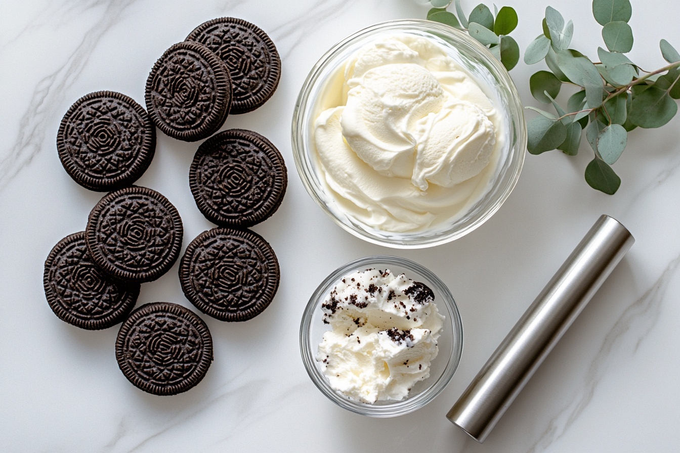 Oreo Ice Cream Freak Cake Recipe - Recipe Image