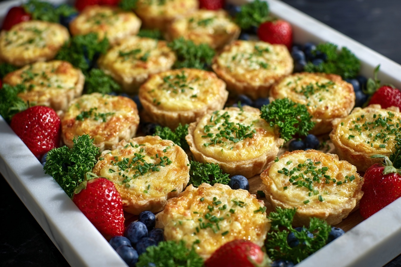 Mini Quiche Variations and Recipe