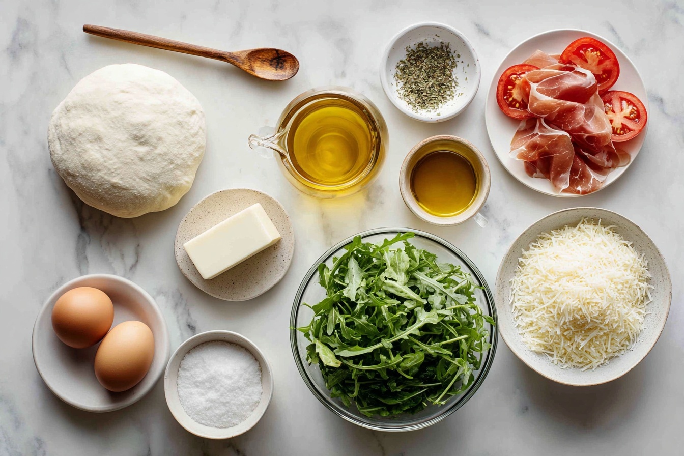 Grana Padano & Prosciutto di San Daniele Flatbread Recipe - Recipe Image