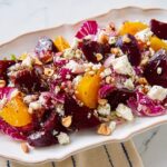 Beet, Radicchio, & Gorgonzola Salad With Blood Orange Vinaigrette Recipe