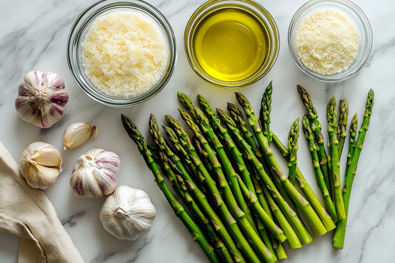 Crispy Roasted Parmesan Asparagus Recipe - Recipe Image