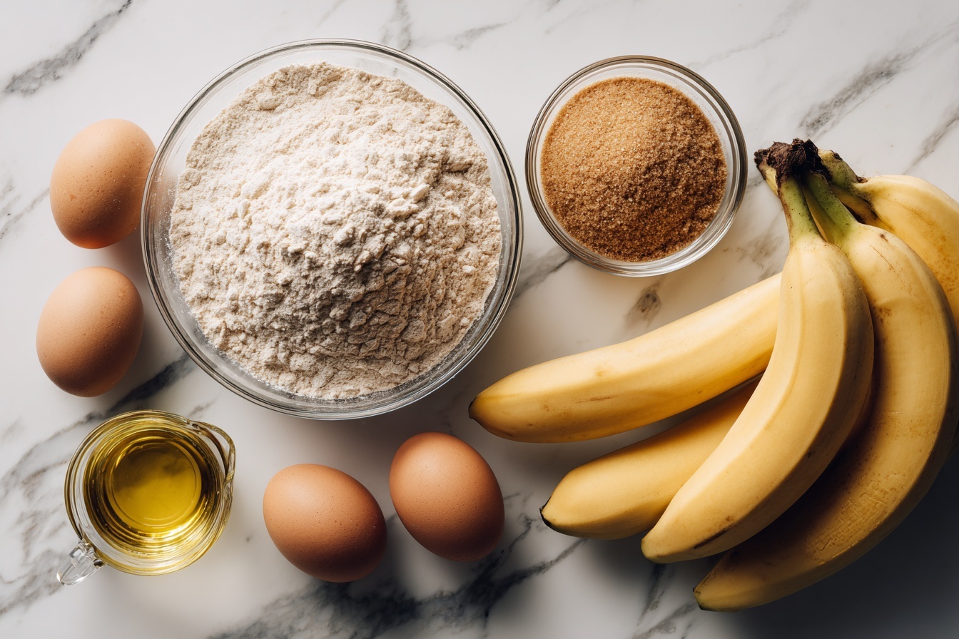 Sprouted Wheat Banana & Dark Chocolate Chunk Muffins Recipe - Recipe Image
