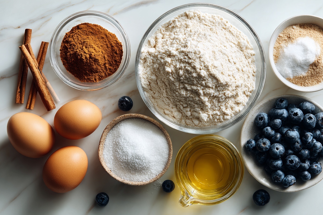 Healthier Whole Grain Blueberry Muffins Recipe - Recipe Image