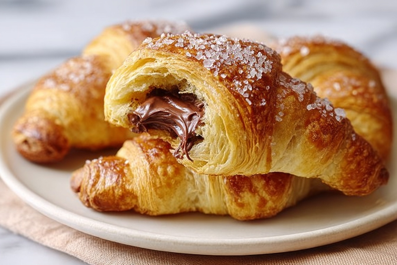 Nutella-Filled Whole Wheat Brioche Rolls Recipe - Recipe Image