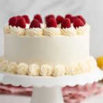 Lemon Raspberry Cake with Raspberry Filling and Lemon Frosting Recipe