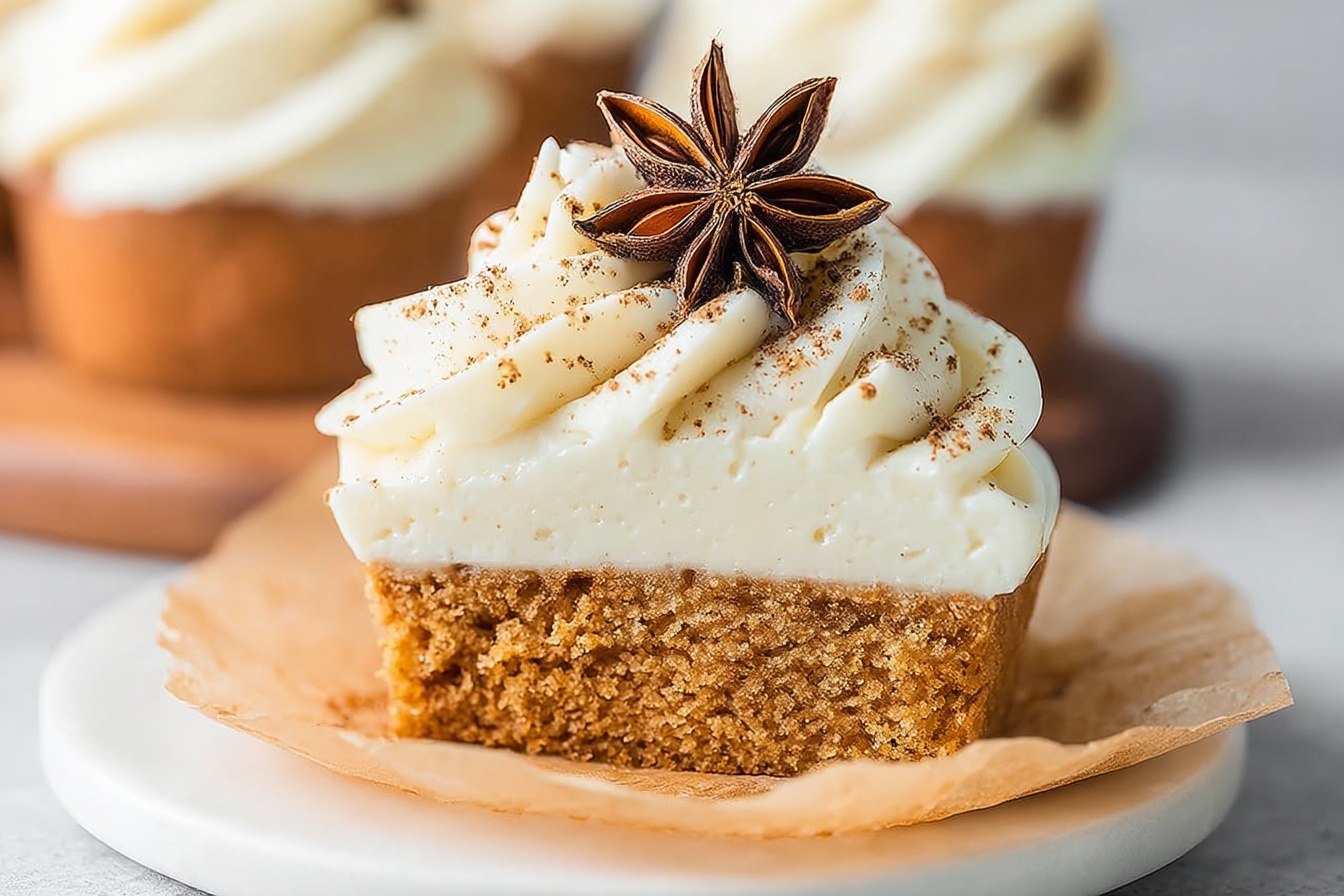 Apple Cider Cupcakes with Cream Cheese Frosting Recipe 5 Apple Cider Cupcakes with Cream Cheese Frosting Recipe - Recipe Image