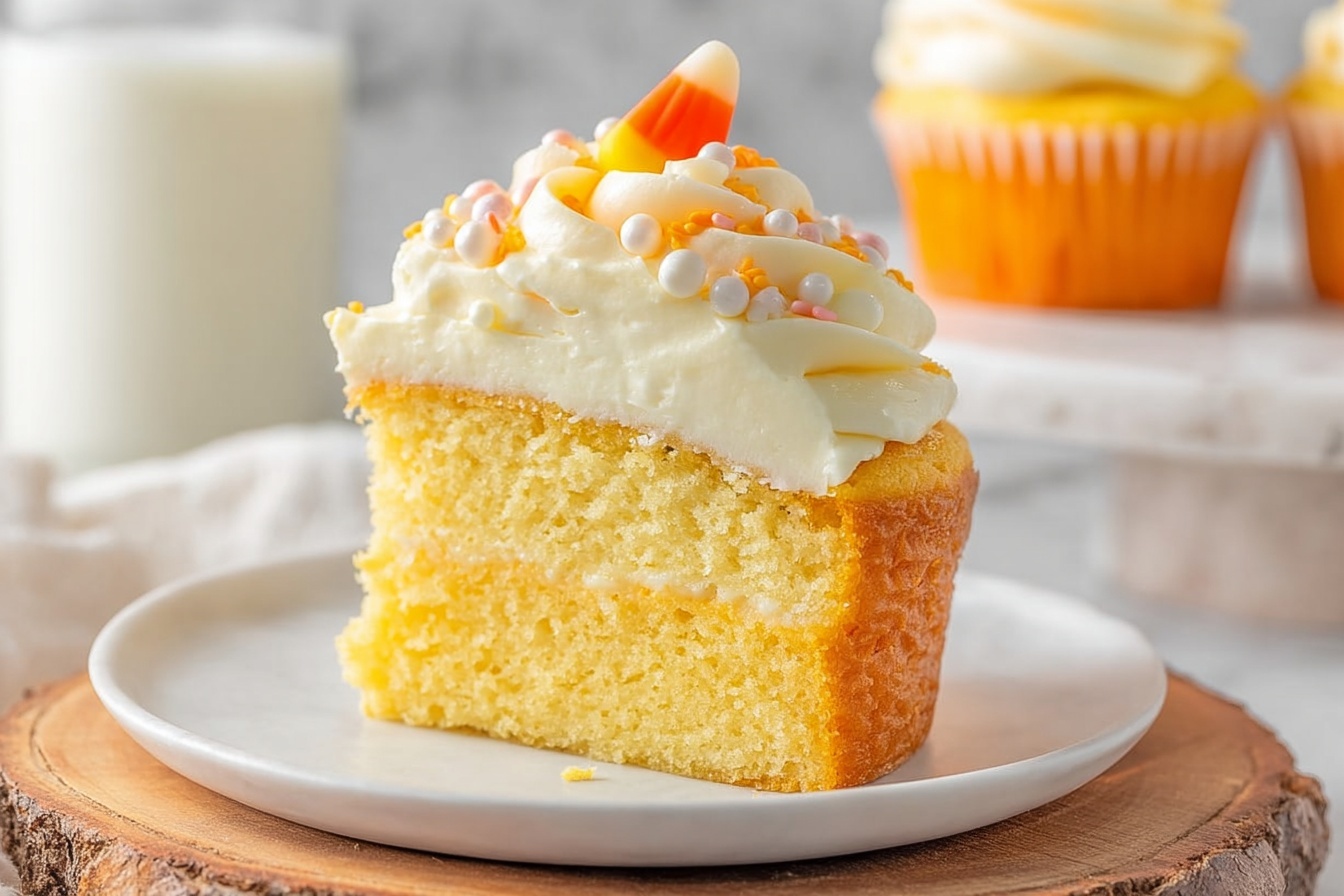 Candy Corn Cupcakes Recipe 5 Candy Corn Cupcakes Recipe - Recipe Image