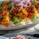 Churu Chicken Amarillo: Spicy Peruvian Grilled Chicken with Cilantro Rice Recipe