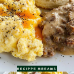 Biscuits and Gravy with Scrambled Eggs Recipe