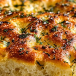 Crispy, Cheesy Garlic Parmesan Focaccia Bread Recipe