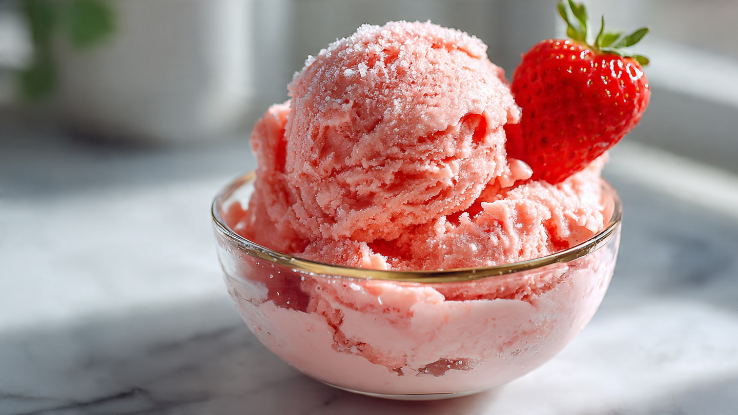 Strawberry Sorbet Recipe 6 Strawberry Sorbet Recipe - Recipe Image