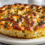 Crispy, Cheesy Garlic Parmesan Focaccia Bread Recipe