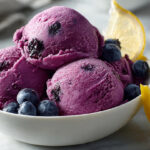 No Churn Blueberry Lemon Sorbet for a Refreshing Treat Recipe