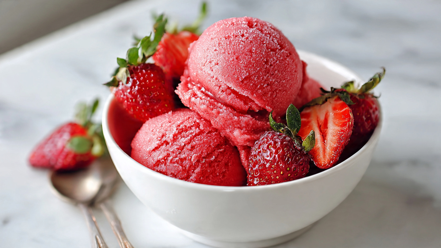 Strawberry Sorbet Recipe