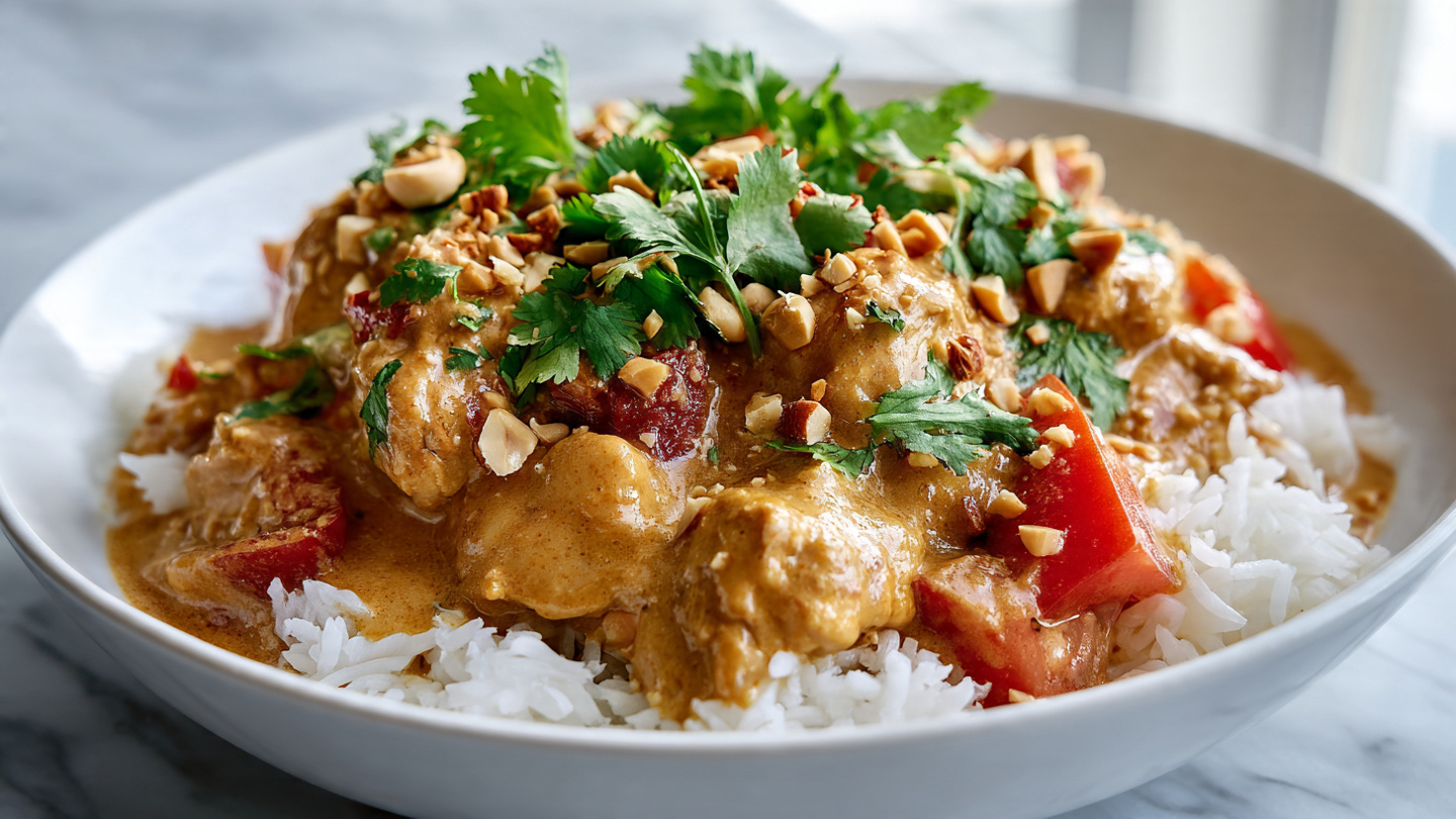 Slow Cooker Thai Peanut Chicken Recipe 4 Slow Cooker Thai Peanut Chicken Recipe - Recipe Image