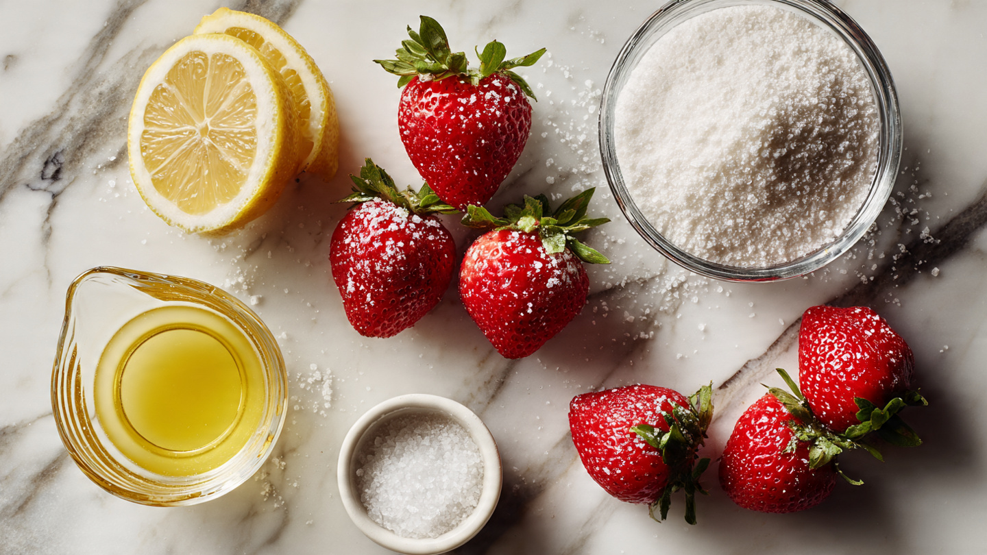 Strawberry Sorbet Recipe 5 Strawberry Sorbet Recipe - Recipe Image