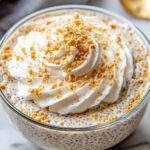 Peanut Butter Chia Pudding with Berry Sauce (Keto) Recipe