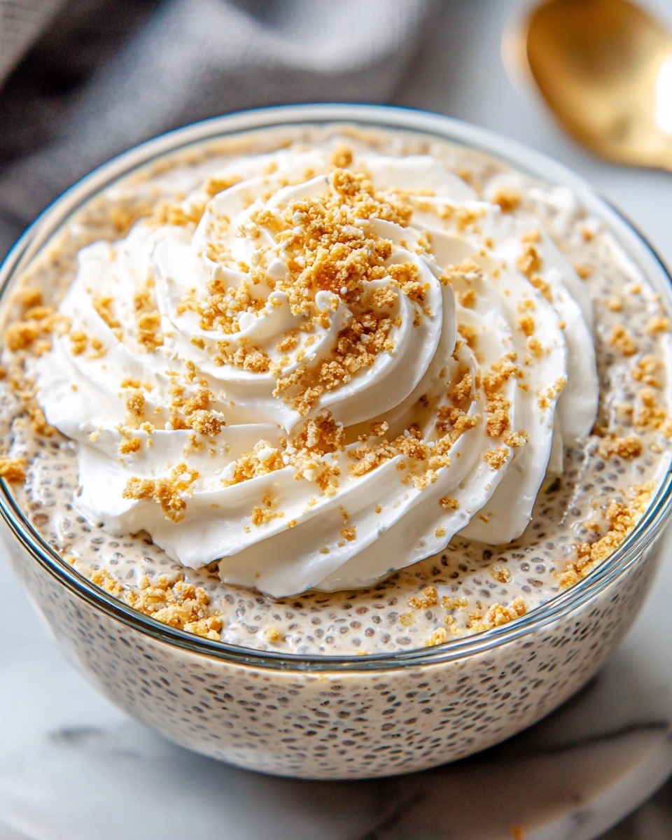 Peanut Butter Chia Pudding with Berry Sauce (Keto) Recipe