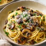 Mouthwatering Mushroom Pasta Aglio Olio Recipe
