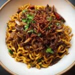 Crispy Chilli Beef Noodles Recipe