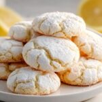 Lemon Cake Mix Cookies with Lemon Glaze Recipe